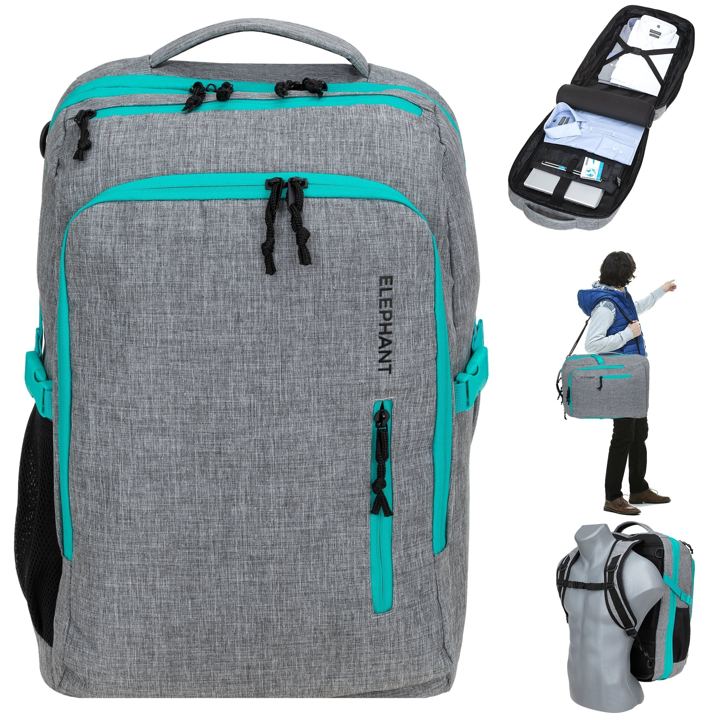 Livbote Vakuum Rucksack Mit Elektropumpe - Travel Airbag Rucksack Für Reisen